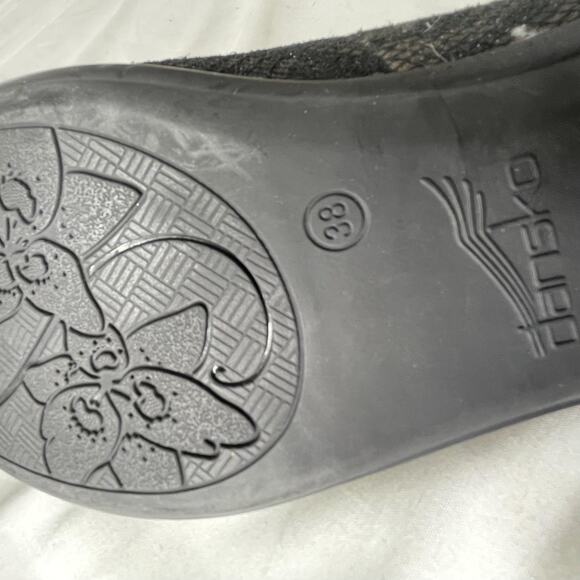 Dansko Shoes Womens Size 8 US 38 Lace Overlay Slip On Comfort Flats Loafers - Picture 7 of 7